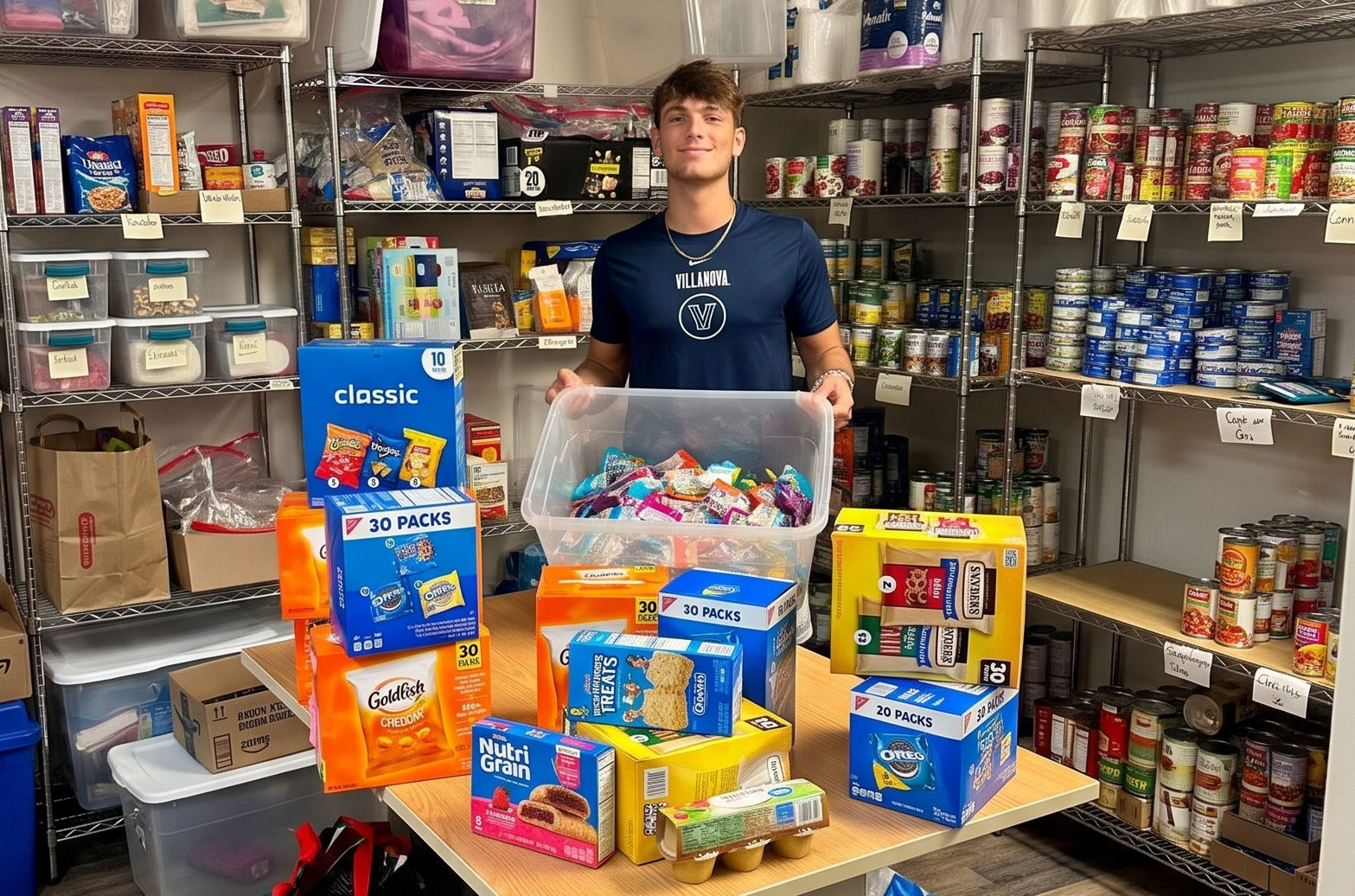 Supplies gathered at Cranford Family Care.
