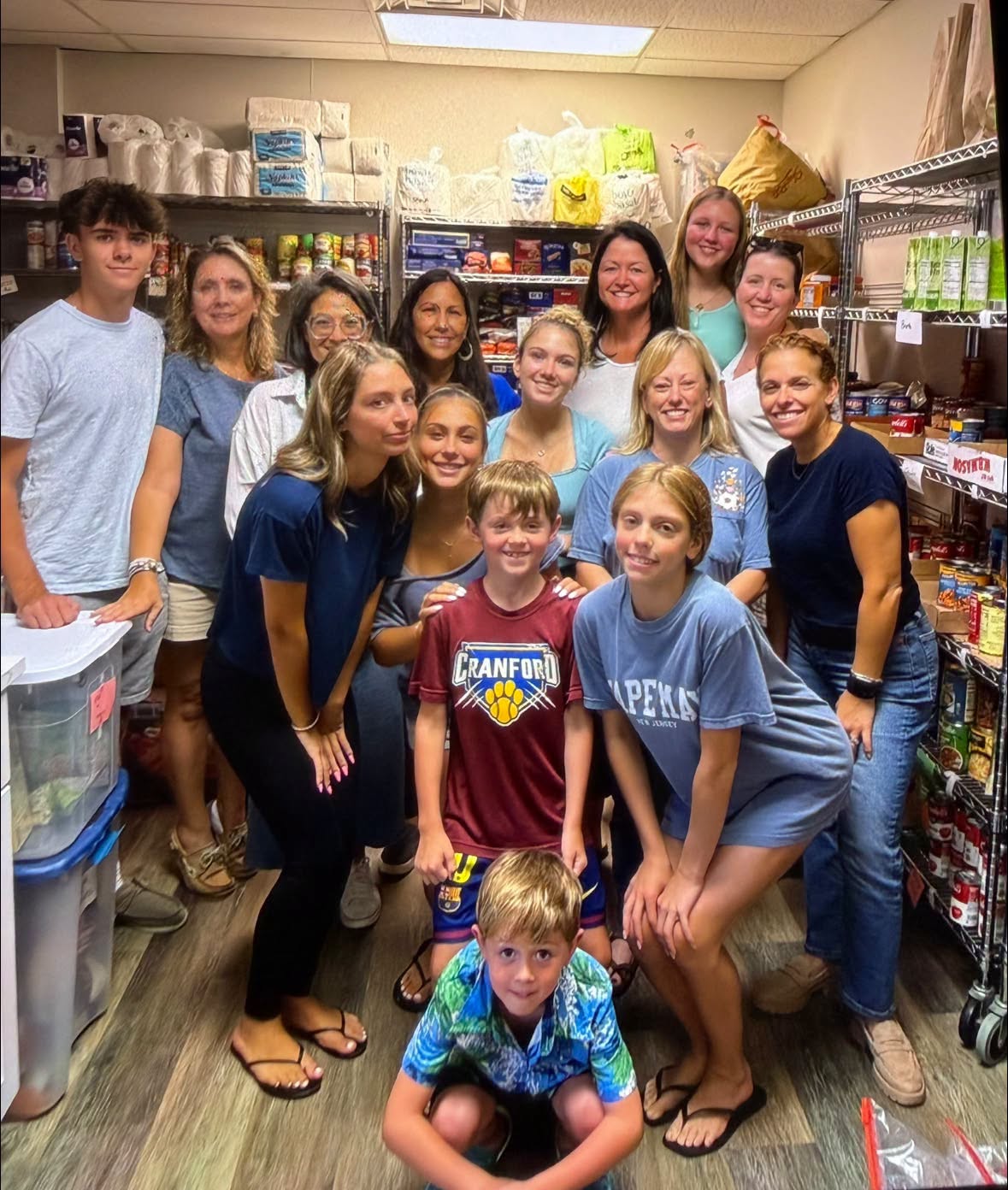 A food drive being run for Cranford Family Care.